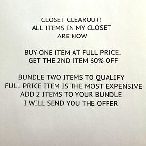 Closet Clearout!